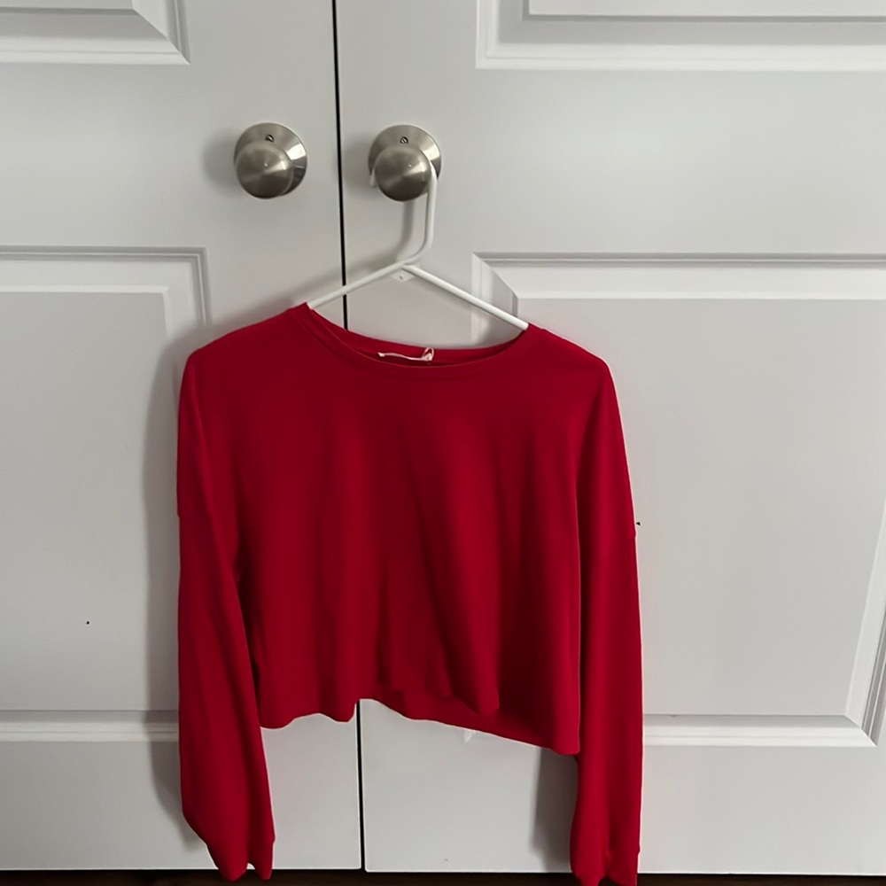 Red, Romwe, sweater